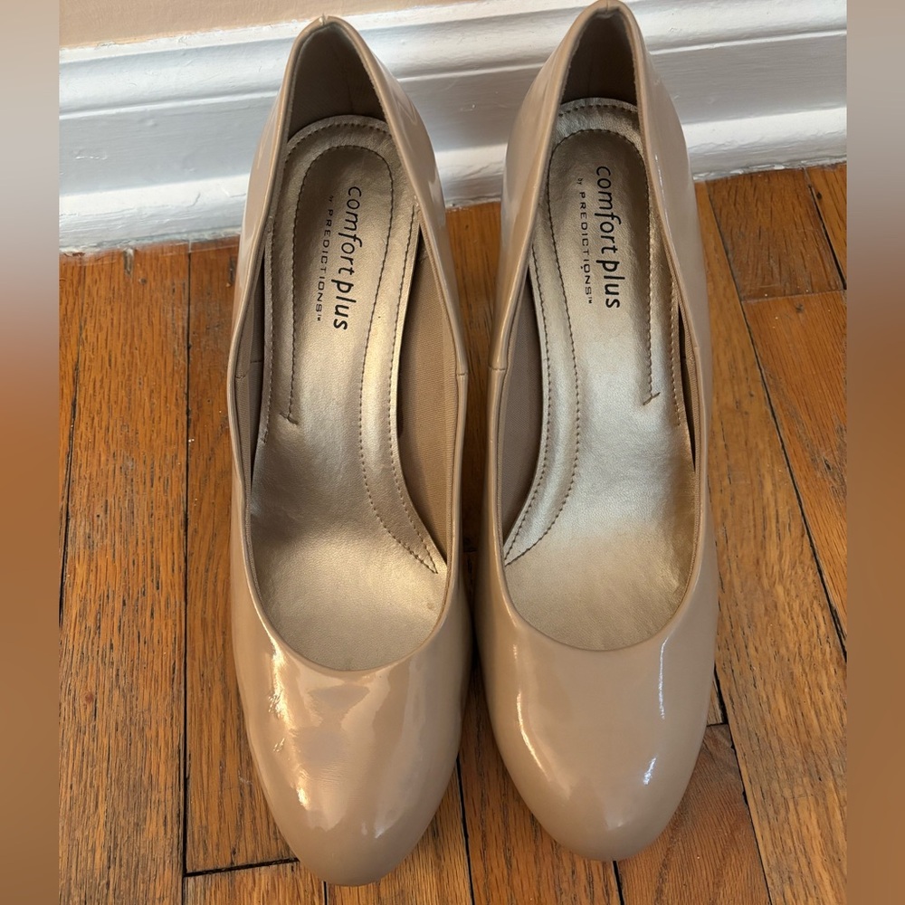 Comfort Plus by Predictions Women's Nude Heels
